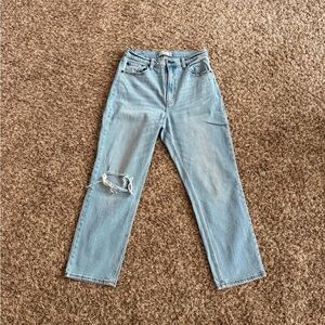 Abercrombie & Fitch Light Blue Straight Leg Jeans